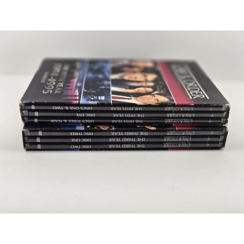 Law & Order DVD Bundle Set | Complete Third Year & Fifth Year | Lot - Picture 3 of 3